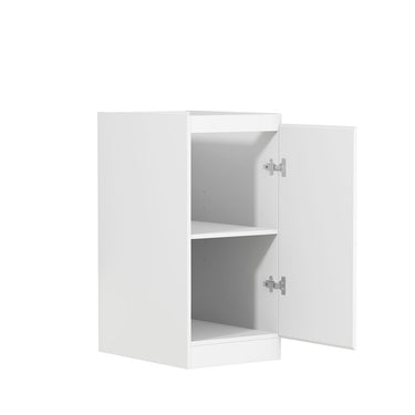 Mini Laundry 430mm Bondi Fluted White with Pure White Top