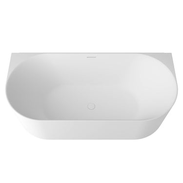 Attica Celine 1700 Matte White BTW Multi-fit Bath with Overflow