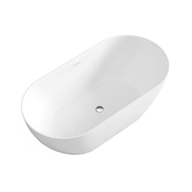 Attica Manolo 1400 Gloss White Bath with Overflow