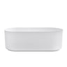 Attica Celine 1700 Matte White Bath with Overflow