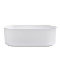 Attica Celine 1700 Matte White Bath with Overflow