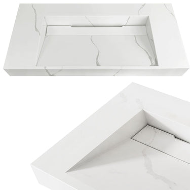 Moonlight 750mm Solid Surface Top