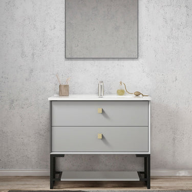 Leg Boston 900X450 Matte Light Grey