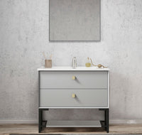 Leg Boston 900X450 Matte Light Grey
