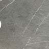 Rock Plate Stone 1500x465x15 Amani Grey - Above Counter Left 10 O'Clock Right 2 O'Clock Taphole