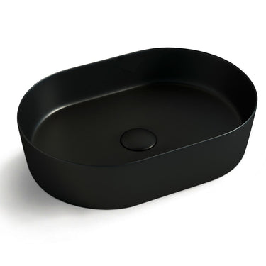 Matte Black - Quay Oval 500x330x120 Basin
