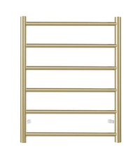 Round Stainless Steel Electric Heated Towel Rack 6 Bars