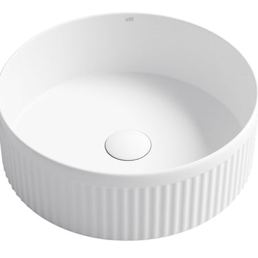 Matte White - Oxford Round 395x395x120 Basin