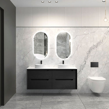 Basin 32mm Black Pop Up Waste with Overflow