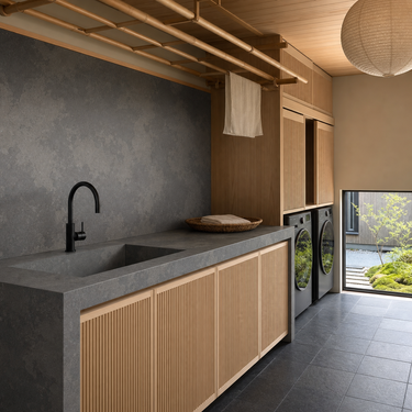 Darker Shades of Grey Stone Surface – Silica-Free (3220 x 1620 X 20mm)