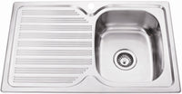 Eden Single Bowl Single Drainer Sink RHB   780mm