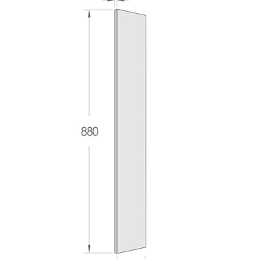 Filler 880x140x16 Black Oak