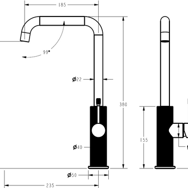Linie Sink Mixer