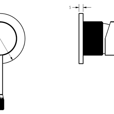Linie Wall Mixer Trim Kit