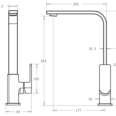 Ceram Sink Mixer