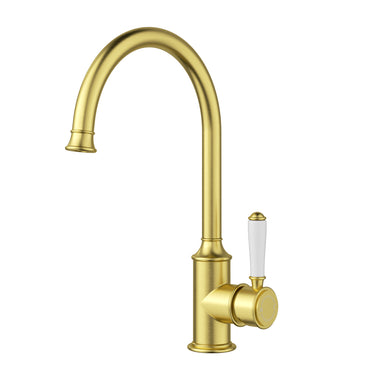 Clasico Sink Mixer Gooseneck / Ceramic Handle