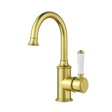 Clasico Basin Mixer Gooseneck / Ceramic Handle