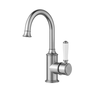 Clasico Basin Mixer Gooseneck / Ceramic Handle