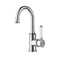 Clasico Basin Mixer Gooseneck / Ceramic Handle