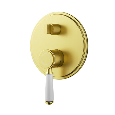 Clasico Wall Mixer Diverter Trim Kit / Ceramic Handle