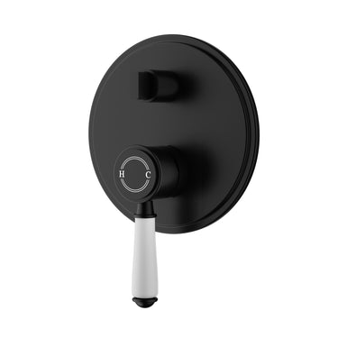 Clasico Wall Mixer Diverter Trim Kit / Ceramic Handle