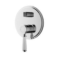 Clasico Wall Mixer Diverter Trim Kit / Ceramic Handle