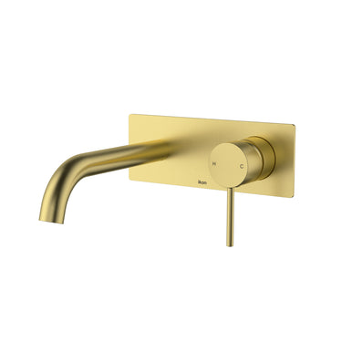 Hali Wall Basin Mixer  Curved Spout