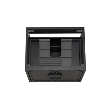 Laguna Mark II Wall Hung Vanity Black Oak (All Sizes) 600mm Cabinet Only