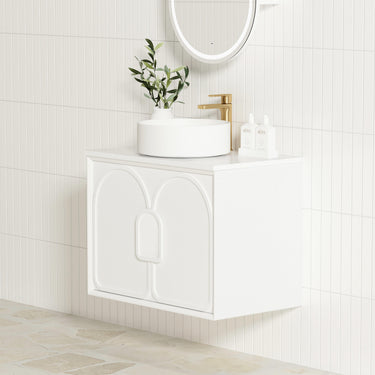 Laguna Mark II Wall Hung Vanity Matte White (All Sizes) 600mm Cabinet Only