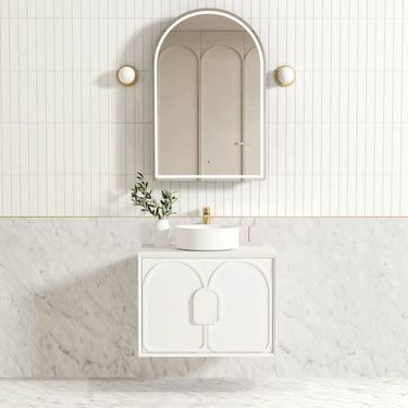 Laguna Mark II Wall Hung Vanity Matte White (All Sizes) 750mm Cabinet Only