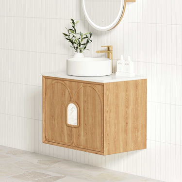 Laguna Mark II Wall Hung Vanity Woodland Oak (All Sizes) 600mm Cabinet Only