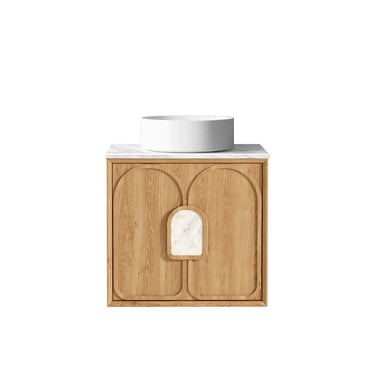 Laguna Mark II Wall Hung Vanity Woodland Oak (All Sizes) 600mm Cabinet Only