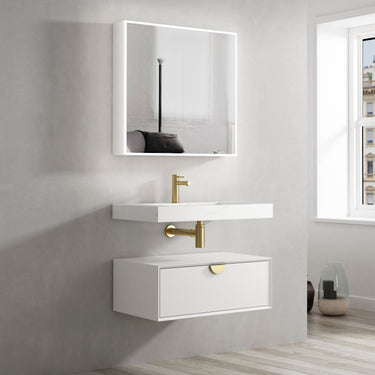 Moonlight 750mm White Wall Hung Cabinet — image 2