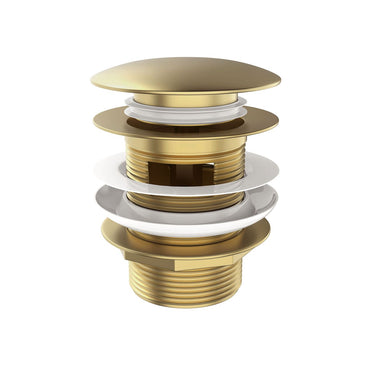 Argent Gold - Mushroom Bath Pull Out Popup Waste Overflow