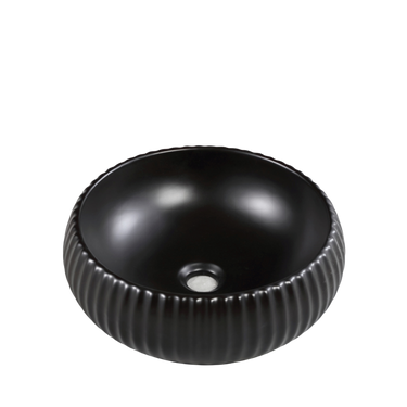 VITO Geneva Fluted Bowl Premium Ceramic Above-Counter Basin 400*400*140mm GNV4014