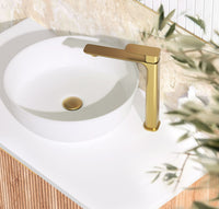 Argent Gold - Oskar Tall Basin Mixer