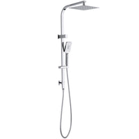 Chrome - Oskar / Zevio Twin Shower Combo Top Inlet 250mm