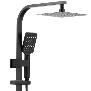 Matte Black - Oskar / Zevio Twin Shower Combo Top Inlet 250mm