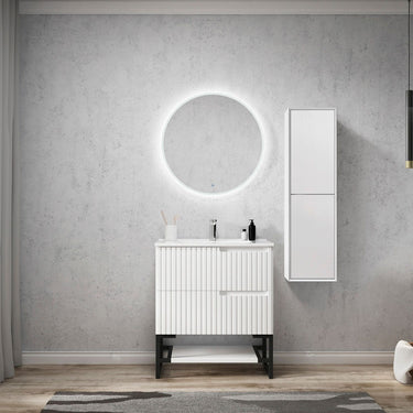 Noosa Tall Boy 350x300x1200 Matt White