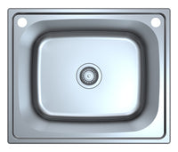 Otus Single Bowl Abovemount Laundry Sink 45L  600mm