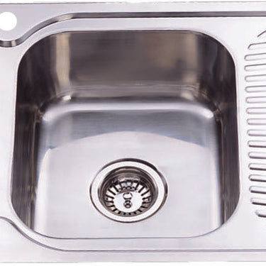 Cora Double Bowl Single Drainer Sink RHB   1180mm