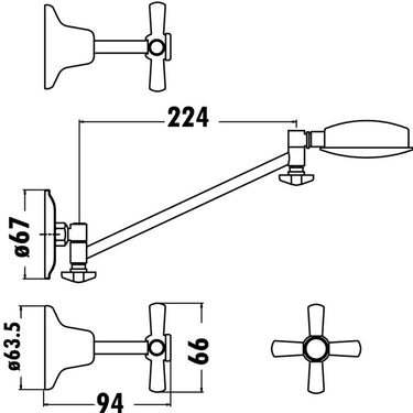 Penz Shower Set Lead Free