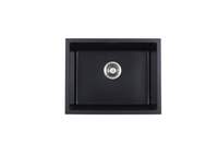 Cora Black Undermount  Granite Sink 560x445x210