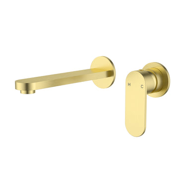 Sora SS Wall Basin Mixer Trim Kits With Separate Back Plate