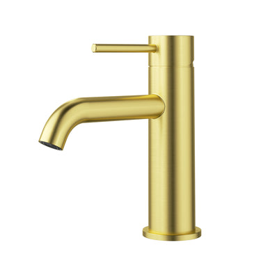 Otus Slimline Basin Mixer Curved Spout