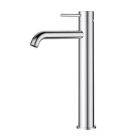 Otus Slimline Basin Mixer High Rise Curved Spout