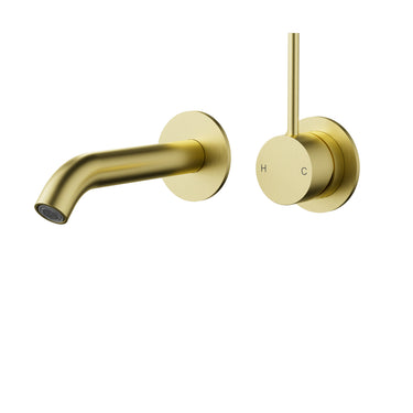 Otus Slimline Wall Basin Mixer Trim Kit Lever Up