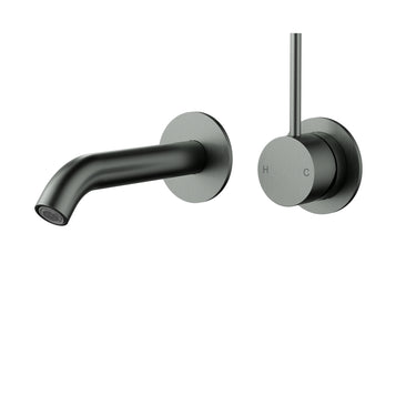 Otus Slimline Wall Basin Mixer Trim Kit Lever Up