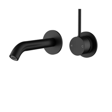 Otus Slimline Wall Basin Mixer Trim Kit Lever Up