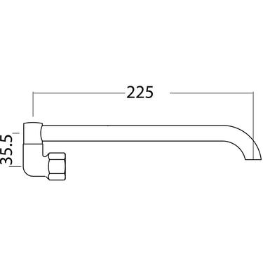 Laundry Spout Lead Free